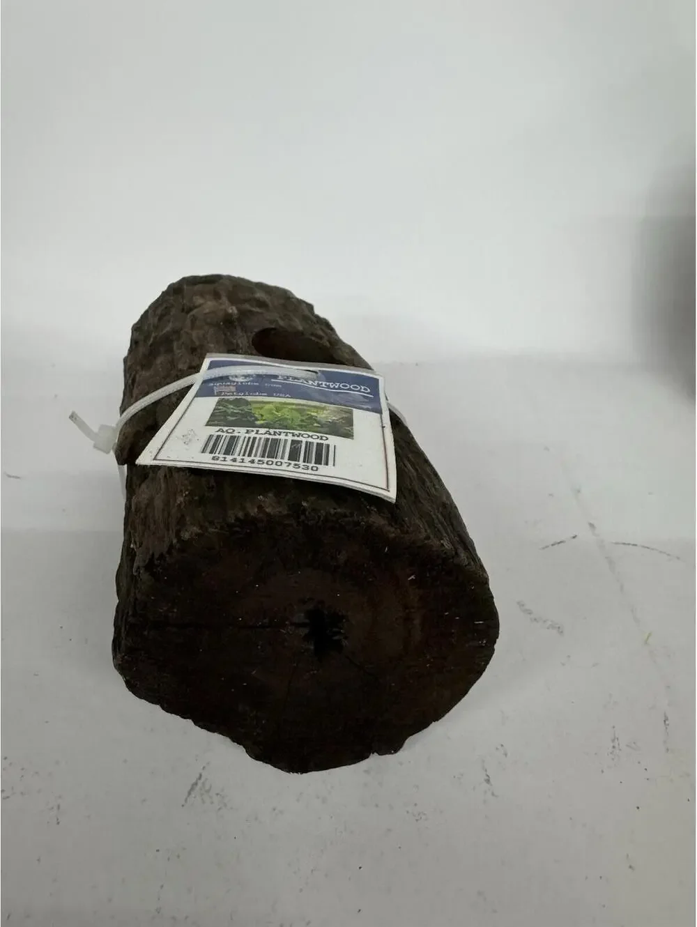 (RGB4) AquaGlobe Plantwood Aquarium Driftwood Reptile Hide Cave Log Decor 9-10in